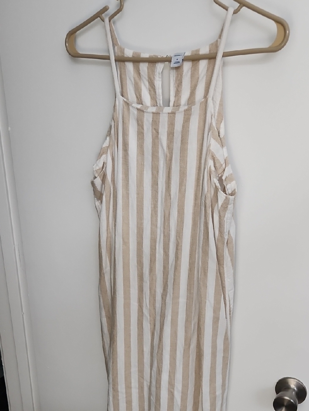 Old Navy linen/Rayon tan/white 👗